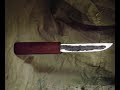 Нож Якут, всадной монтаж  без капли клея/Yakut ethnic knife