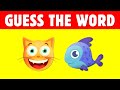 CAN YOU GUESS THE WORD BY THE EMOJI?- 99% Fail EMOJI PUZZLES (FUN TEST)