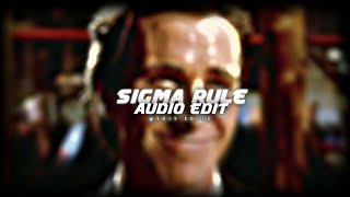 Sigma rule - dior [edit audio] Resimi