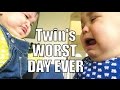 Twin's Worst Day Ever :( - April 12, 2015 -  ItsJudysLife Vlogs