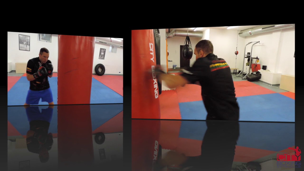 Boxing bag workout at City Boxing and Fintess Club