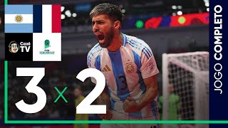 Thumbnail for JOGO COMPLETO: ARGENTINA X FRANÇA | SEMIFINAL | COPA DO MUNDO FIFA DE FUTSAL 2024