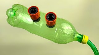 A proper plumber taught me this trick! Super saving idea from PVC pipes and empty bottles