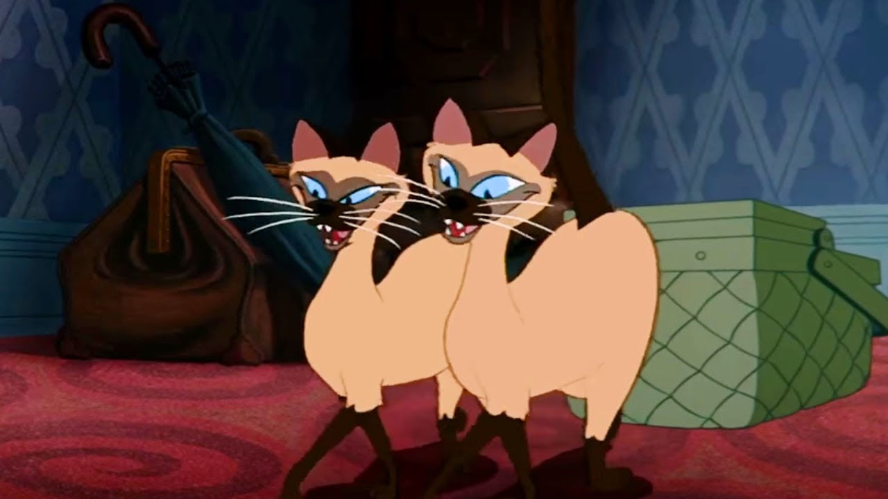 Lady and the Tramp  Siamese Cats' Song (Eu Portuguese) 