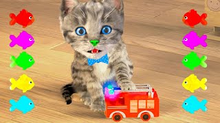 الرسوم المتحركة مغامرة الهريرة الصغيرة - مغامرة القطط ولعبة القطط المفضلة لدي - بالحيوانات الأليفة screenshot 4