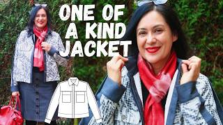 One of a kind JACKET. Before sewing: Pattern Prep. Smith jacket (Style Arc)