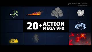Action Mega Vfx Overlay Effect | After Effects Style Template