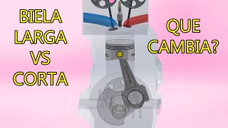 Biela Larga Vs Corta, Cual es Mejor?  Relaciones de motor, Cigueñal, biela, piston.