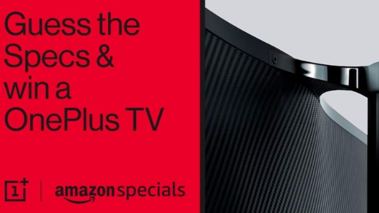 Amazon Guess The Specs & Win a OnePlus TV