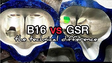 B16 PR3 vs GSR B18c1 Head Difference by SRDmotorsports