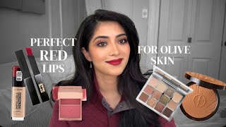 Bold Red Lip Glam Tutorial | Perfect Makeup for Photos 💋