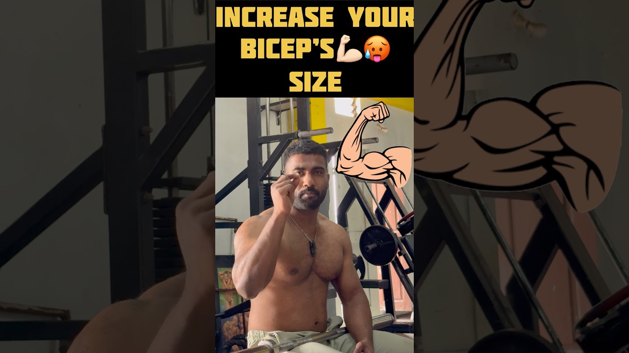 INCREASE YOUR BICEPS SIZE💪🏻🥵