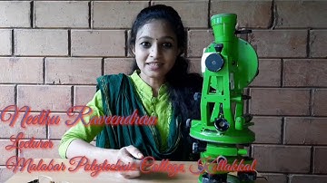 Component parts of theodolite // Theodolite survey // Parts of theodolite in Malayalam