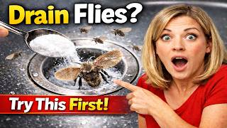 Drain Flies in Bathroom? Try This Powerful Homemade Remedy Fast🦟