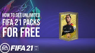 HOW TO GET UNLIMITED FREE PACKS ON FIFA 21 ULTIMATE TEAM! - FUT 21