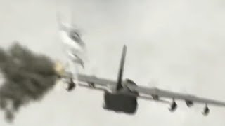 Lockheed C-130 Hercules/Piper PA-23 - Crash Animation