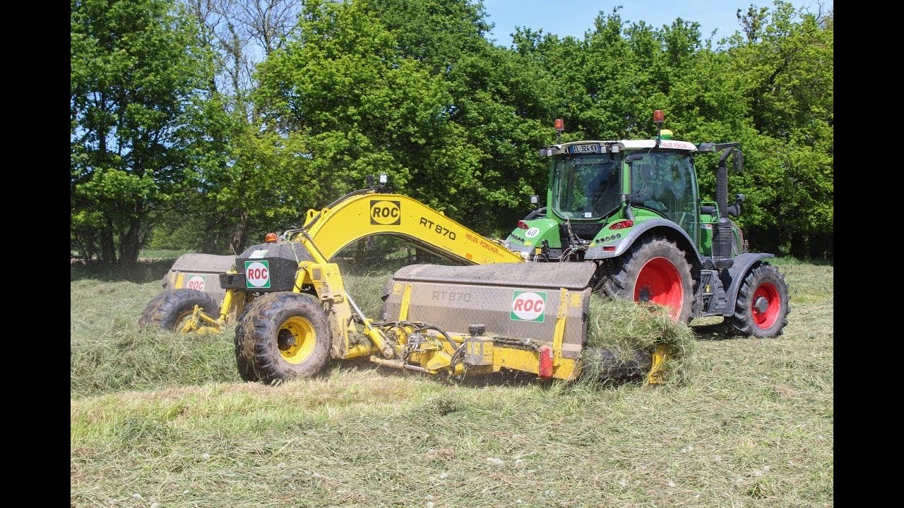 ROC RT 870 à l'andainage | SARL HEUZE-PORCHER