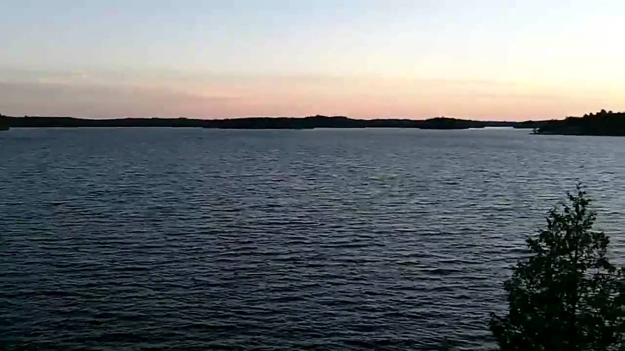 Evening on Wah Wash Kesh Lake, Ontario Canada YouTube