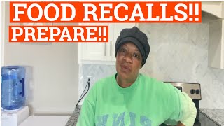 #WARNING #PREPARE + Food Recalls + Turning A $1.25 Caddy Into A Seed Starting Tray