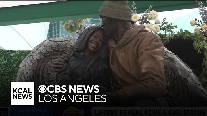 Statue honoring Lakers legend Kobe Bryant and his daughter Gianna unveiled outside Crypto.com Arena