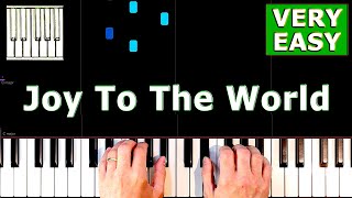 Joy To The World - Very Easy Piano Tutorial