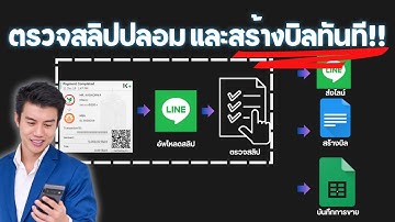 วิธีอัปโหลดสลิปแล้วส่งเข้า Google Sheet อัตโนมัติ!