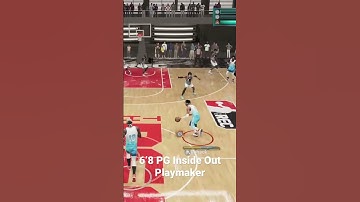 6’8 Inside out playmaker is really tuff 🔥 # #nba2k23 #myplayer