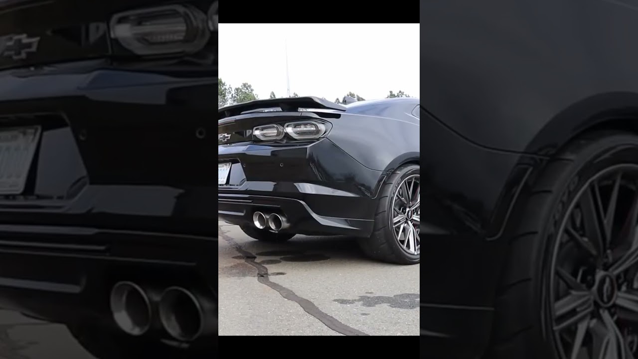 CHEVROLET CAMARO ZL1 EXHAUST SOUND