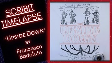 Scribit Timelapse | "Upside Down" by Francesco Badolato