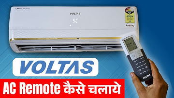 Voltas AC Remote Demo 2025⚡ How to Use Voltas AC Remote ⚡ Voltas AC Remote Function