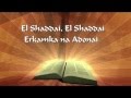 El Shaddai With Lyrics