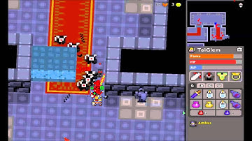 [RotMG] Solo trench, closing the realm, duo oryx castle and O1, doku no ken drop.