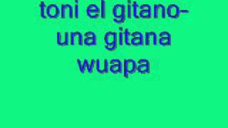 toni el gitano-una gitana guapa Resimi