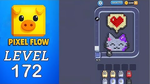 Pixel Flow Level 172 Walkthrough
