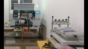 Charmhigh CHMT560P4 - 4 heads 60 feeders pick and place machine - Working video from customer