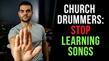 Worship Drummers: STOP Learning Songs DO THIS INSTEAD!