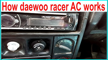AC controll buttons of daewoo racer car | daewoo racer car ac controlls | Ac switch and buttons