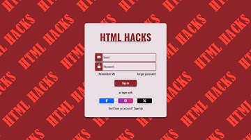 Create a Simple Modern Login Page with HTML & CSS – Beginner Friendly Tutorial (2025)