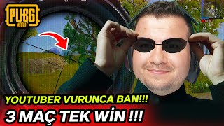 3 Maç Tek Wi̇n Ban Yedi̇m - Pubg Mobile