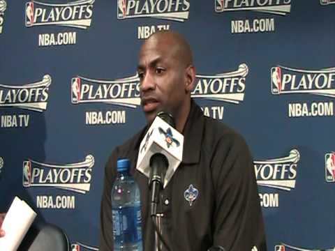 Dell Demps: Hornets GM meets with media after 2010...