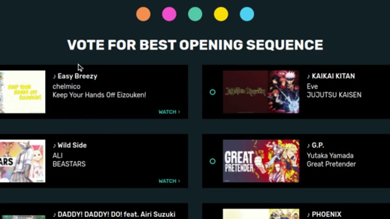 Crunchyroll Anime Awards 2021