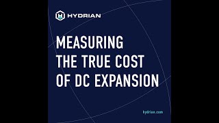 Measuring the true cost of DC expansion
