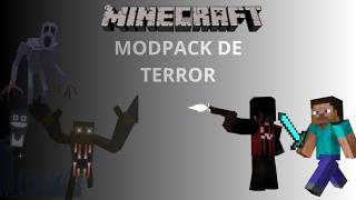 JOGUEI COM MEU AMIGO O MELHOR MODPACK DE TERROR NO MINECRAFT