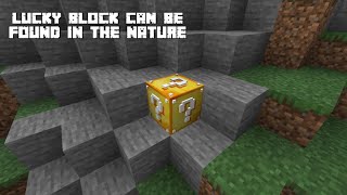 Realistic Lucky Block Addon for Minecraft