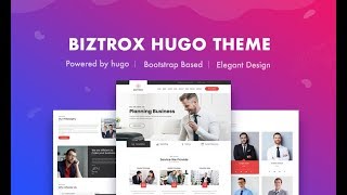 biztrox Hugo Theme Installation