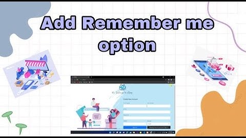 Creating an E-commerce Web Application  [Episode - 4]  (Add Remember me option)    [Episode - 4]