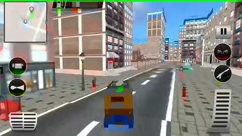 TukTuk Rickshaw. Free Mode In City. US Rickshaw Driver Android GamePlay. Part-1.