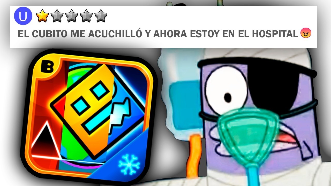Reseñas ABSURDAS de 1 ESTRELLA de Geometry Dash