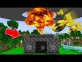 Minecraft: CASA DE BEDROCK VS BOMBA ATÔMICA! QUEM VENCE?