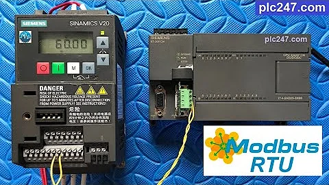 Siemens S7-200 "Modbus RTU" Siemens Sinamics V20